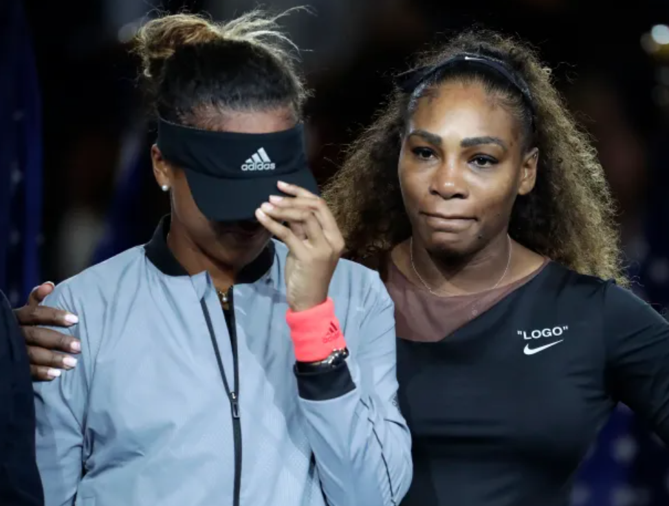 Osaka y Serena Williams