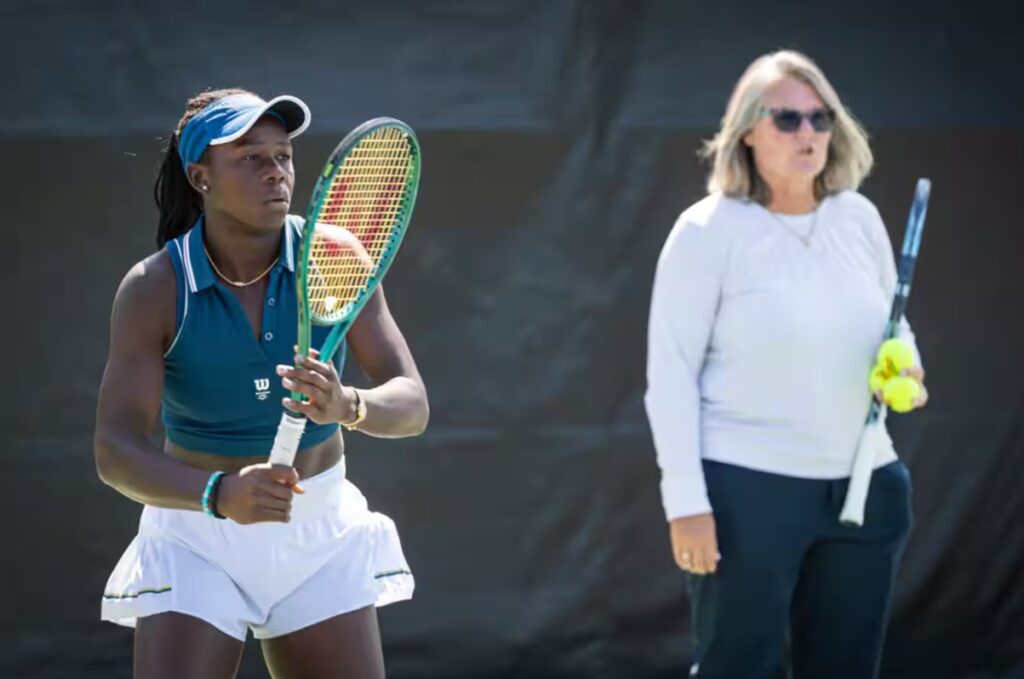 Victoria Mboko and Nathalie Tauziat