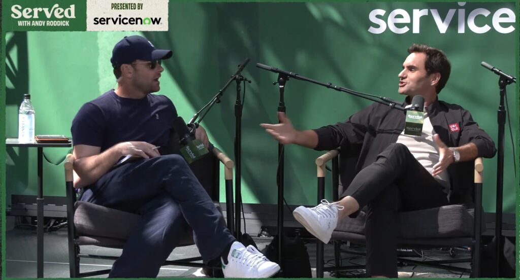 Federer Roddick