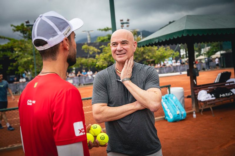 Andre Agassi no Río de Janeiro
