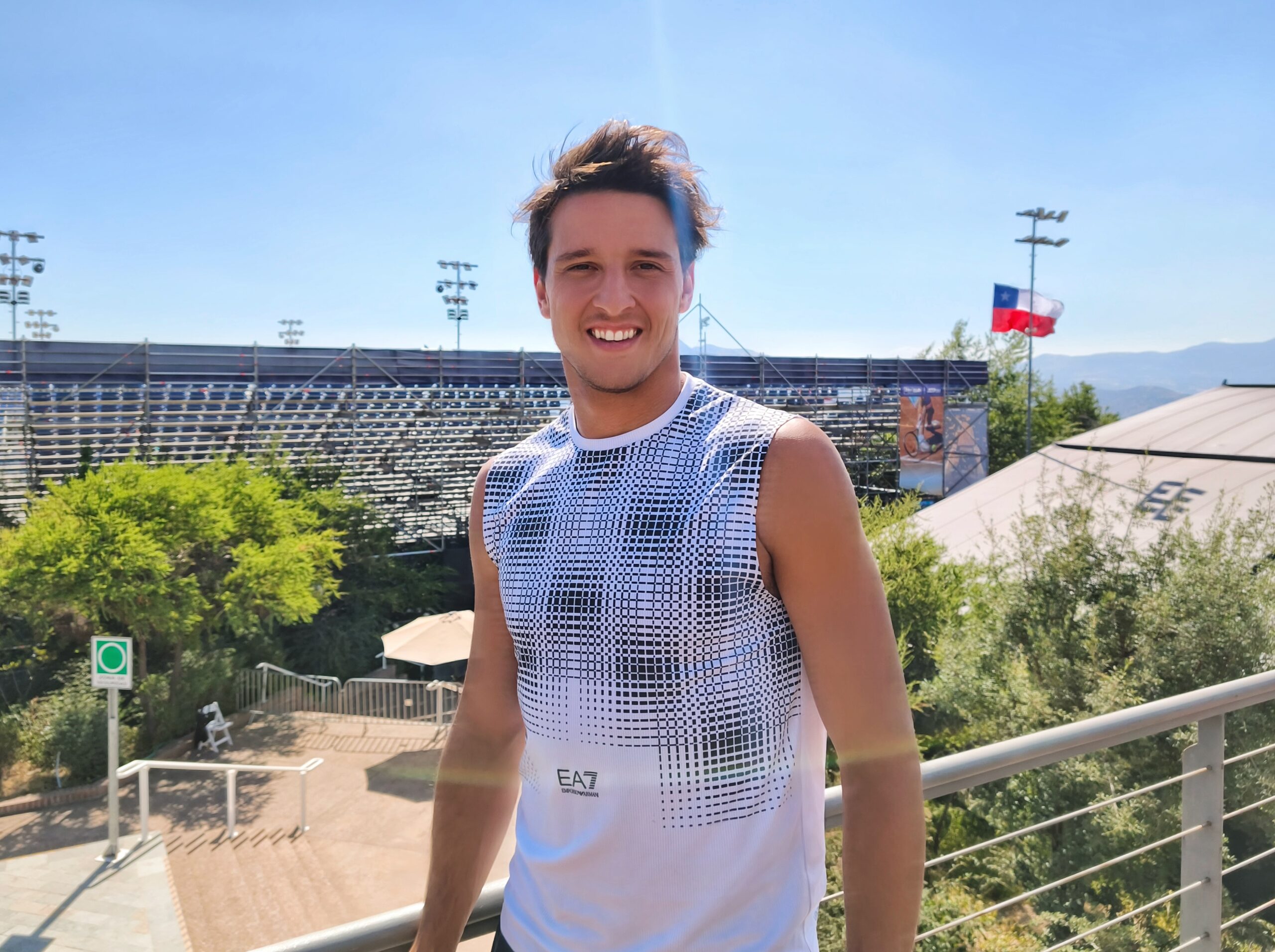 Luciano Darderi en Santiago de Chile