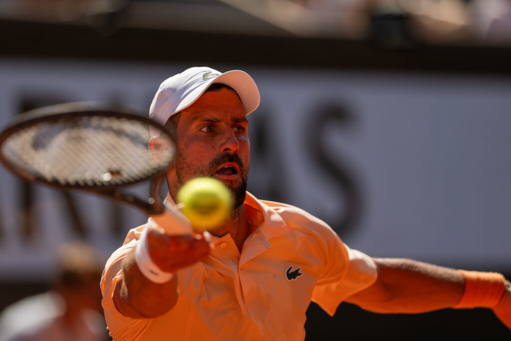 Novak Djokovic el 28 de mayo de 2026 en Roland Garros, ¿el último triunfo de su vida allí? / GEOFREY LOWE