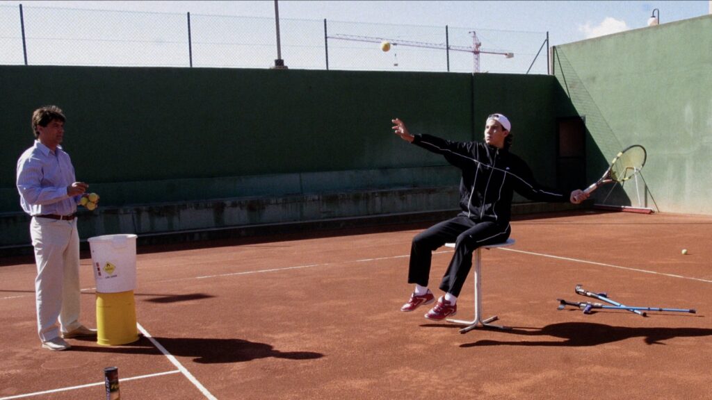 Toni Nadal y Rafael Nadal, en una imagen de la docuserie de Netflix