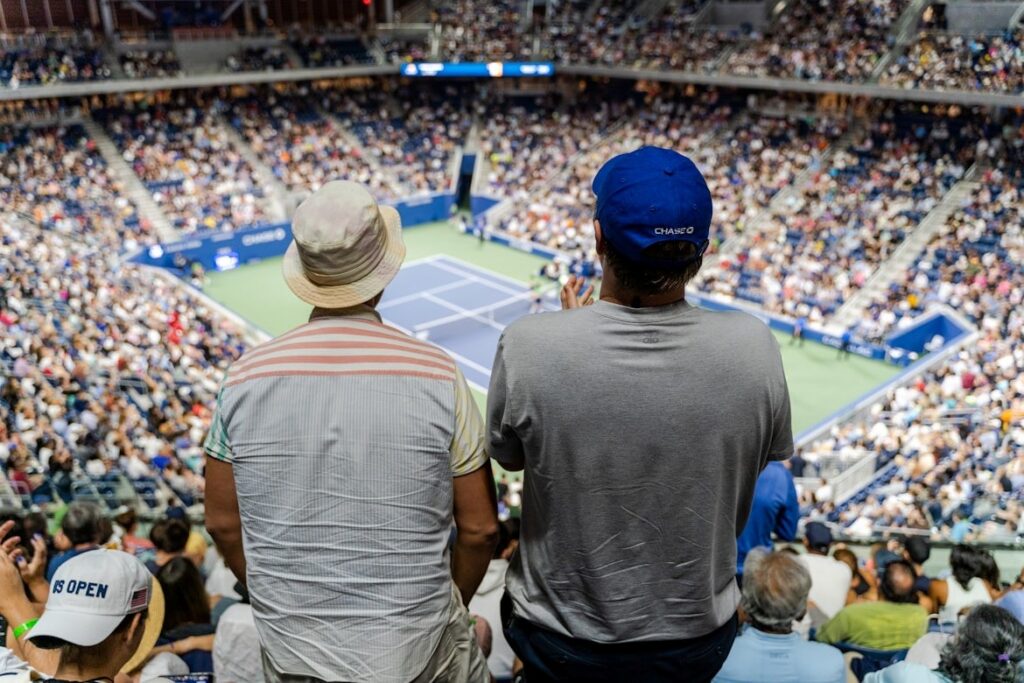 Fans at the US Open