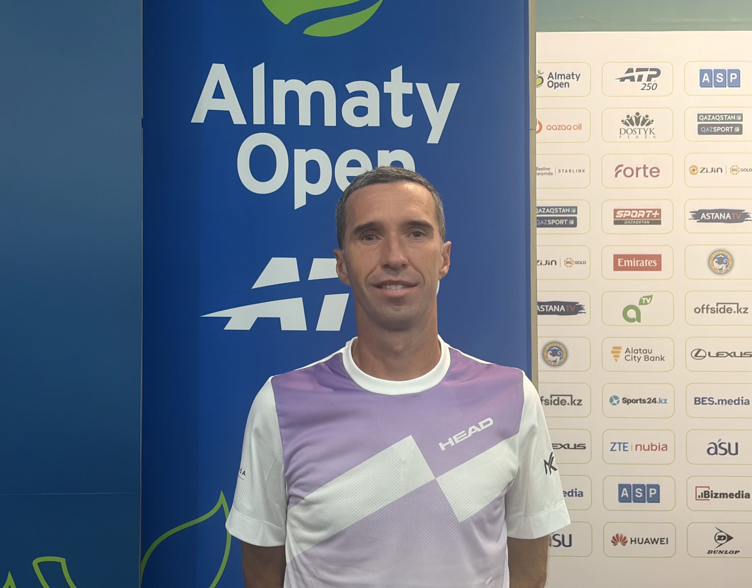 Mikhail Kukushkin at the Almaty Open/ AQUILES CORNEJO
