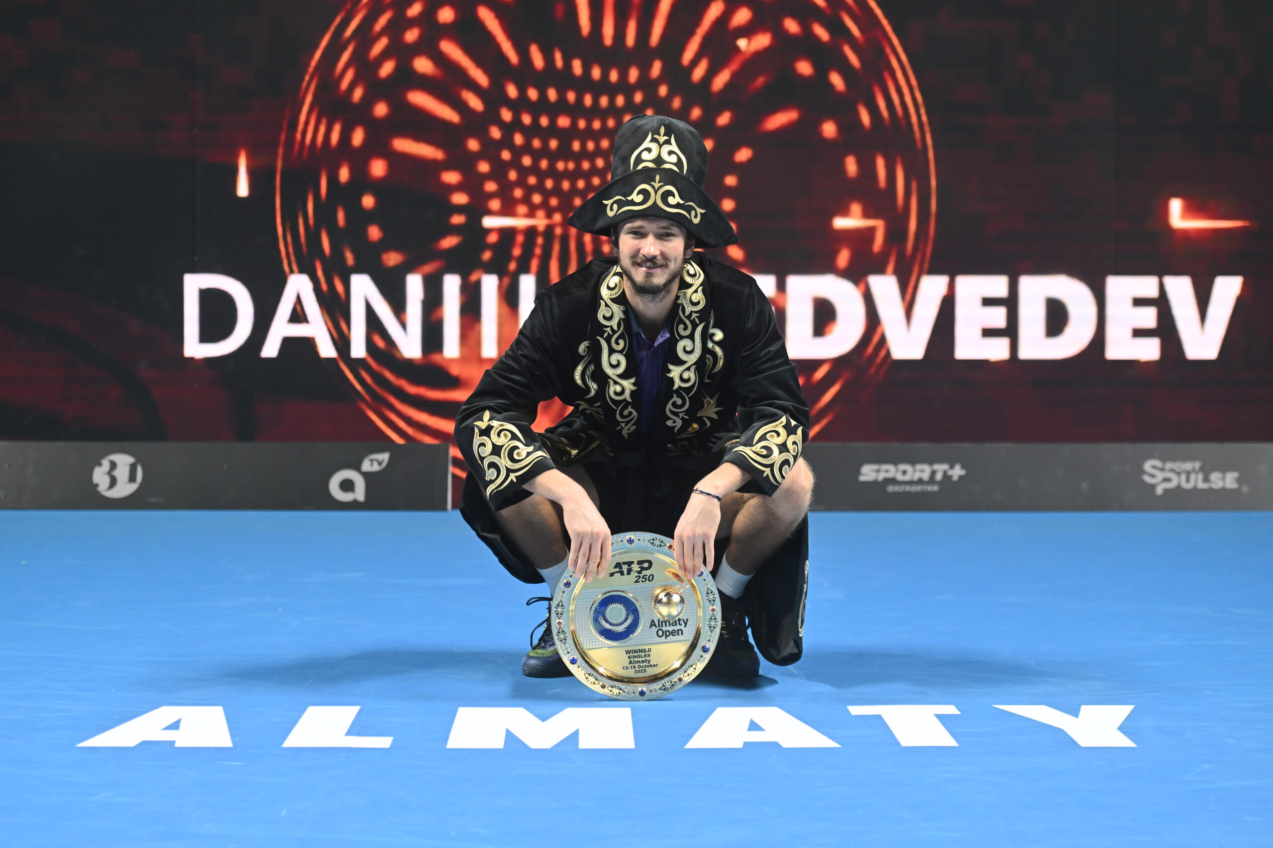 Daniil Medvedev, ganador del Almaty Open 2025.