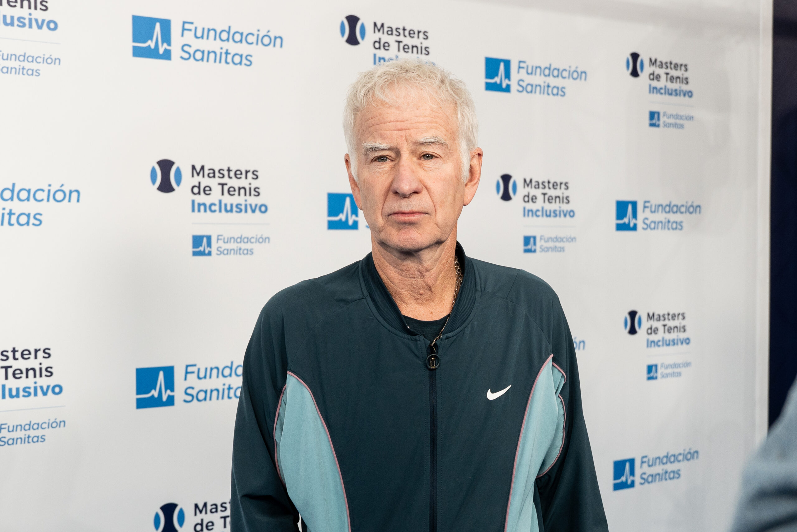 John McEnroe, durante el Masters de tenis inclusivo en Madrid | Sanitas
